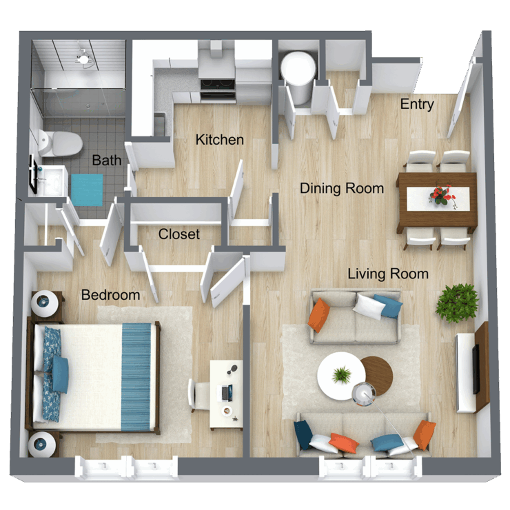 A welcoming layout featuring spacious living areas, inviting comfort, and a sense of community.