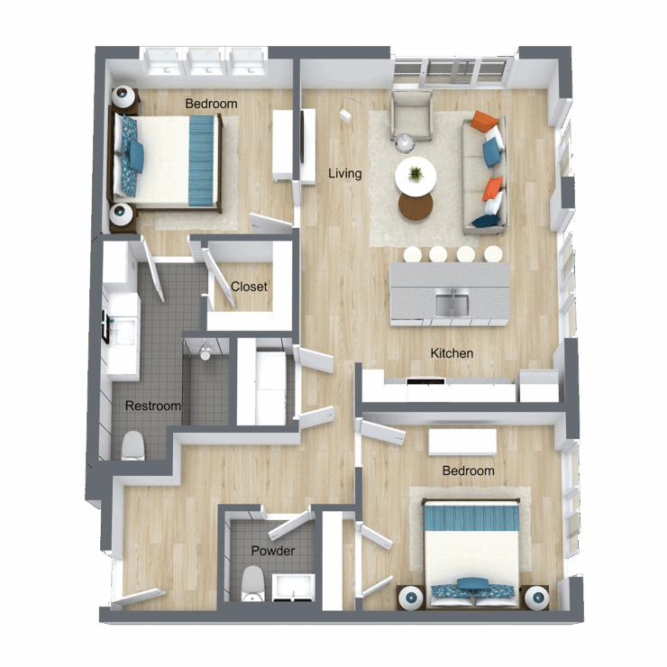 Bright, spacious layout designed for comfort and community, inviting residents to feel at home.