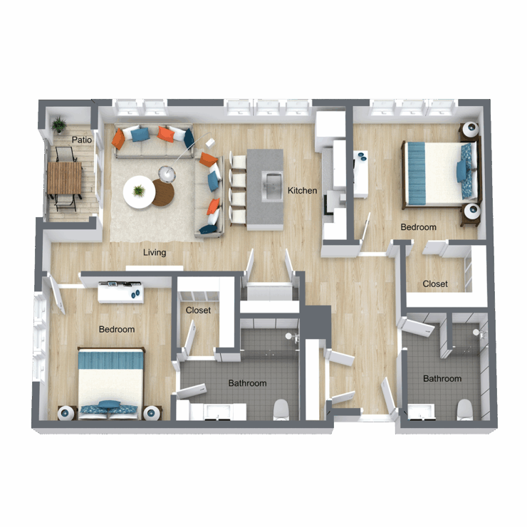 Spacious and bright layout promoting comfort, warmth, and a welcoming community atmosphere.