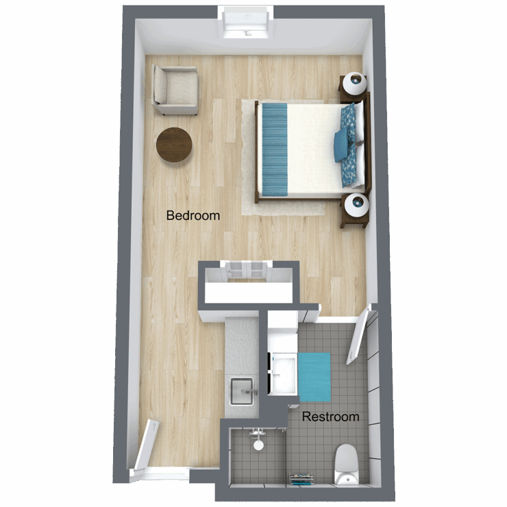 A spacious, inviting retreat designed for comfort, fostering a sense of community and peace.