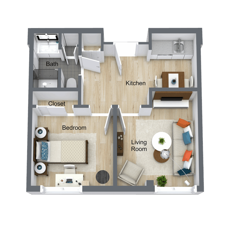 Bright, spacious layout inviting comfort and community for active living and relaxation.