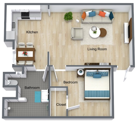 A thoughtfully designed living space promoting comfort and community, ideal for vibrant living.