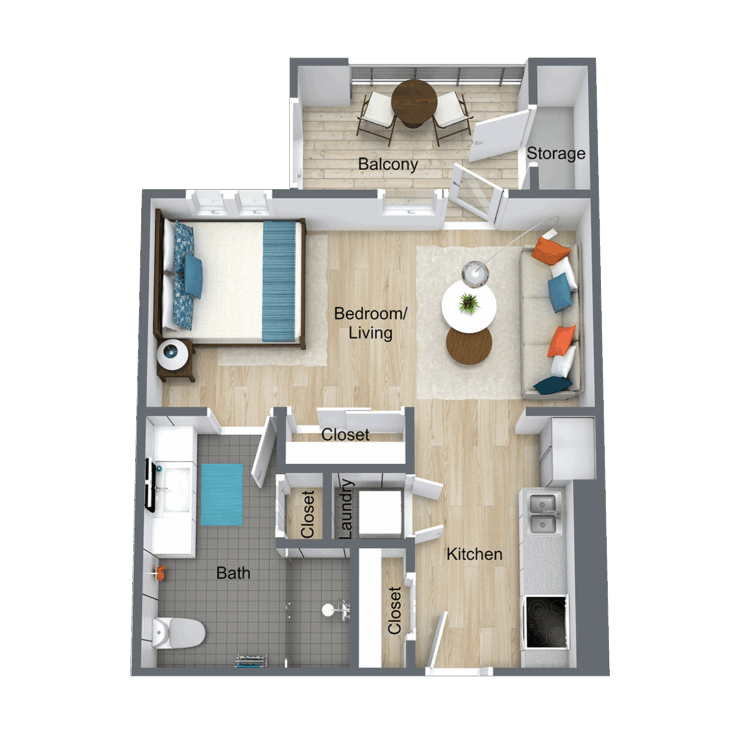 This welcoming layout emphasizes community living, with spacious areas that encourage comfort and connection.