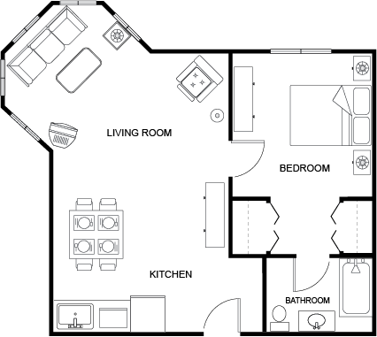 A thoughtfully designed space that fosters community, comfort, and connection among residents.