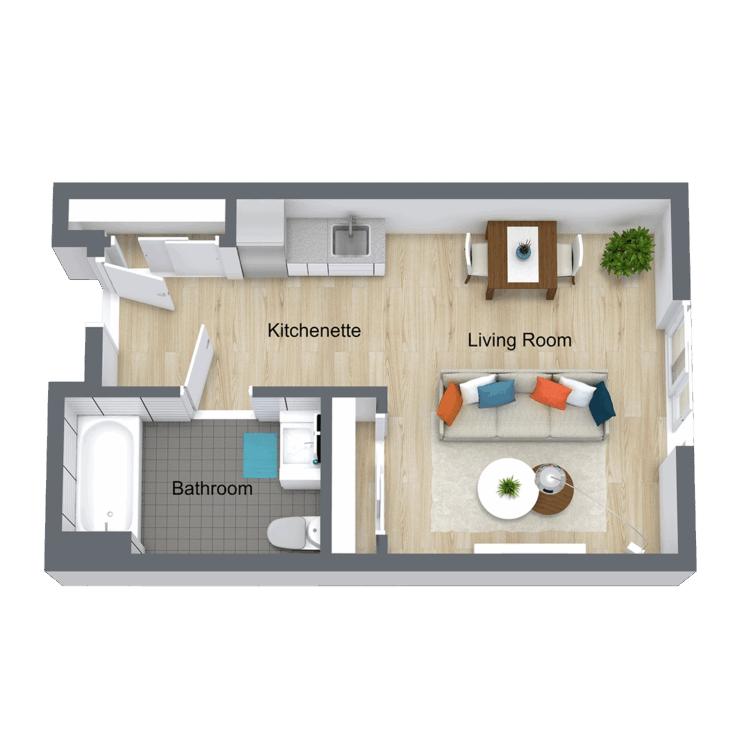 A welcoming, spacious layout designed for comfort and community living. Perfect for relaxation.