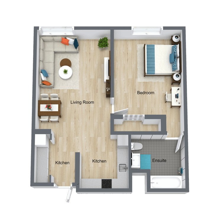 A spacious layout inviting warmth and community, perfect for comfortable living and connection.