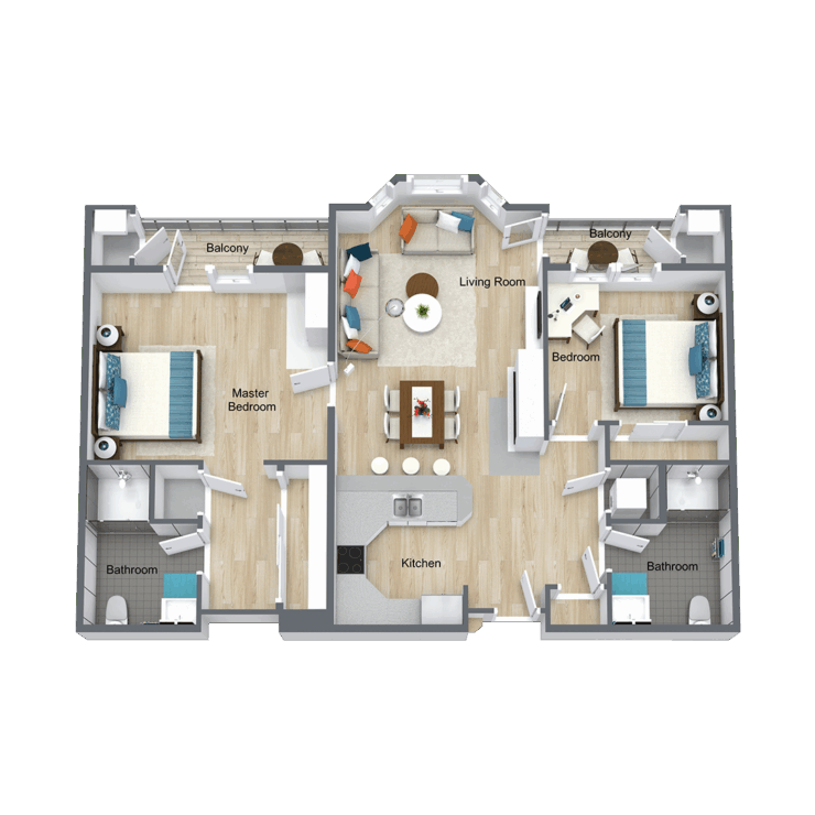 A welcoming layout designed for comfort and community, perfect for vibrant living.