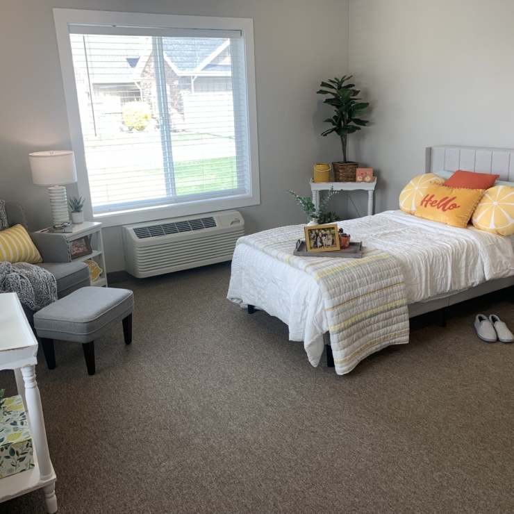 Bright, inviting space with a cheerful ambiance, perfect for relaxation and community connection.