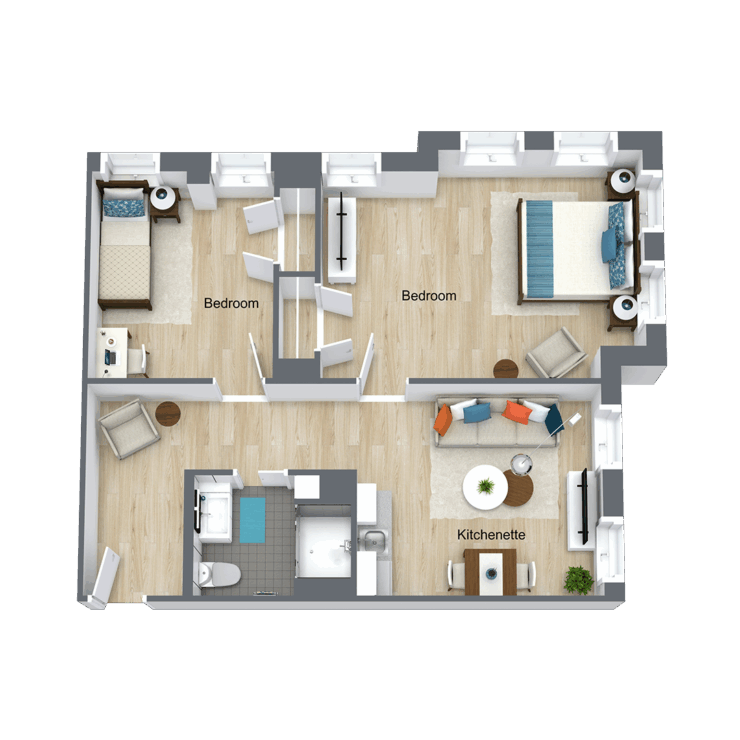 A thoughtfully designed layout promoting comfort and community, perfect for cherished moments.
