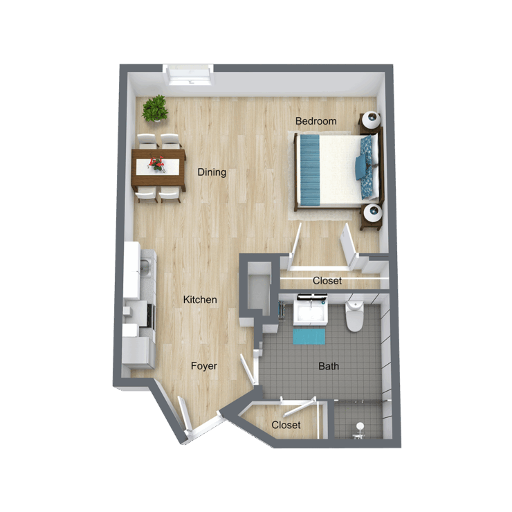 A welcoming layout featuring bright spaces, perfect for fostering community and comfort.