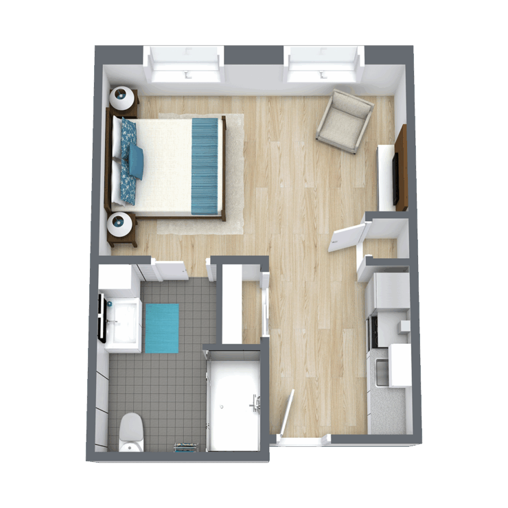 A welcoming floor plan designed for comfort, promoting community and ease of living.