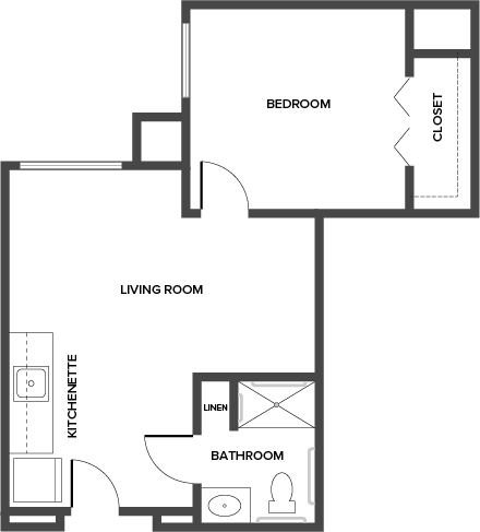 A welcoming floor plan showcasing a comfortable living space designed for community and relaxation.