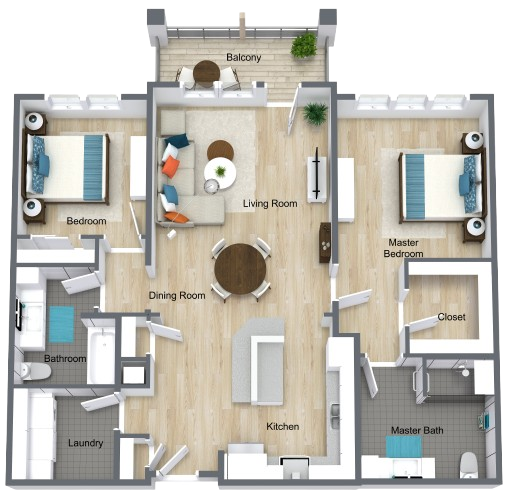 A spacious, welcoming floor plan designed for comfort and community living. Enjoy every moment!