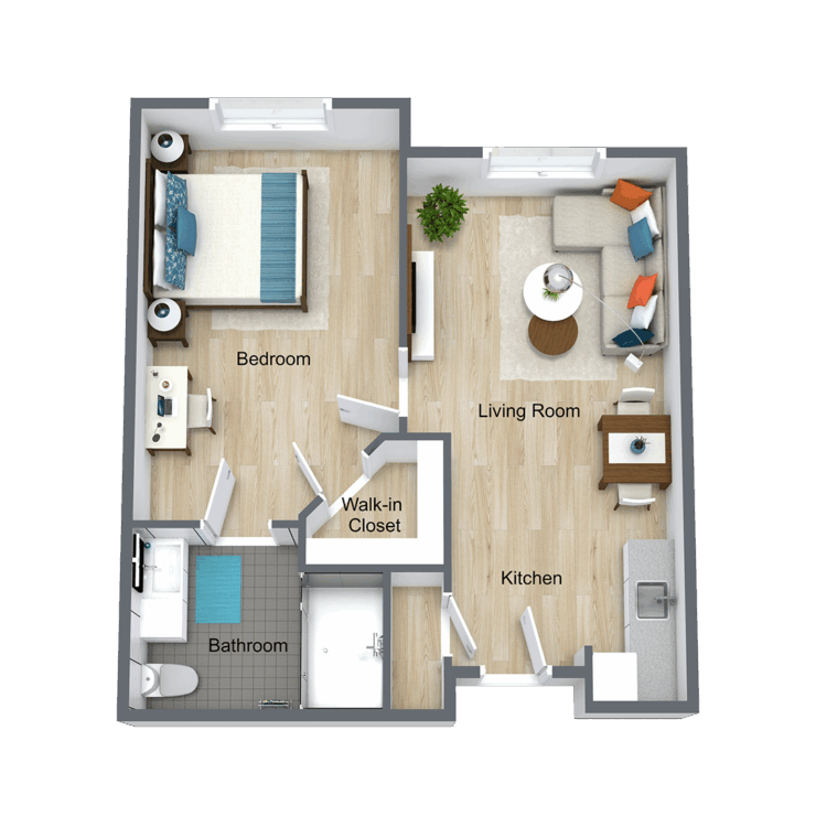 A welcoming, spacious layout designed for comfort and community, filled with natural light.