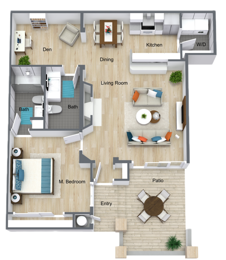 A welcoming floor plan featuring spacious living areas, fostering community and comfort.