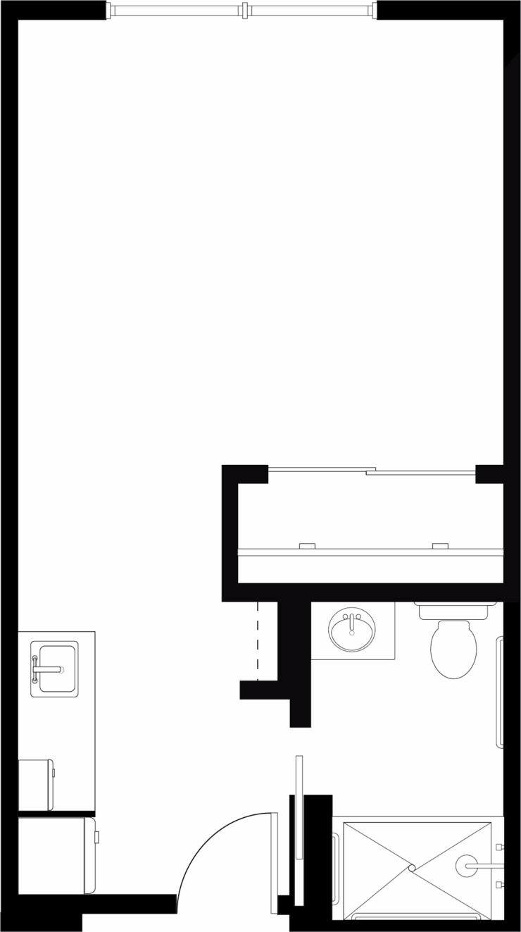 studio floorplan