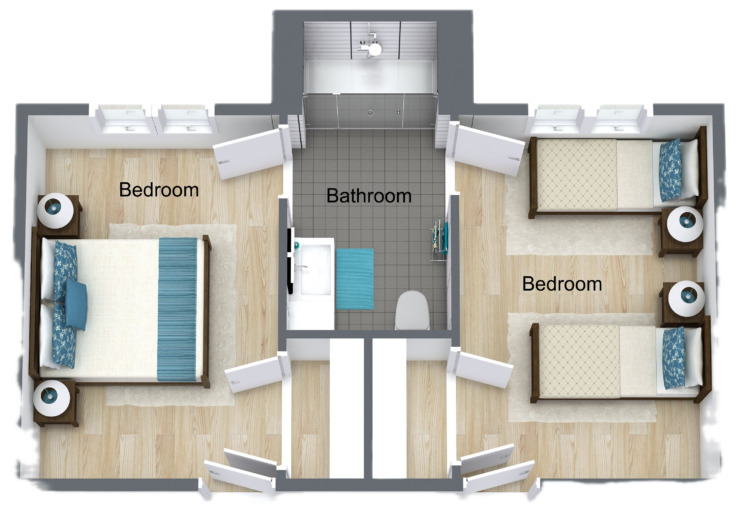 A warm, inviting space fostering community and connection among residents and staff.
