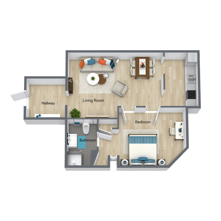 Spacious layout highlighting warmth and community, perfect for comfortable living and social interactions.