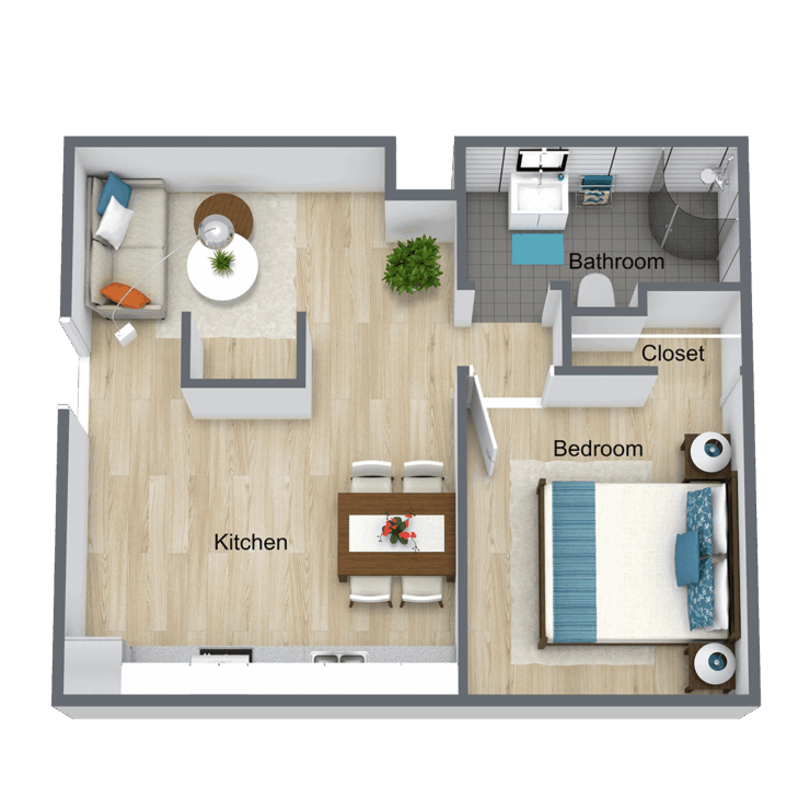 This floor plan showcases a welcoming layout, emphasizing comfort and community living.