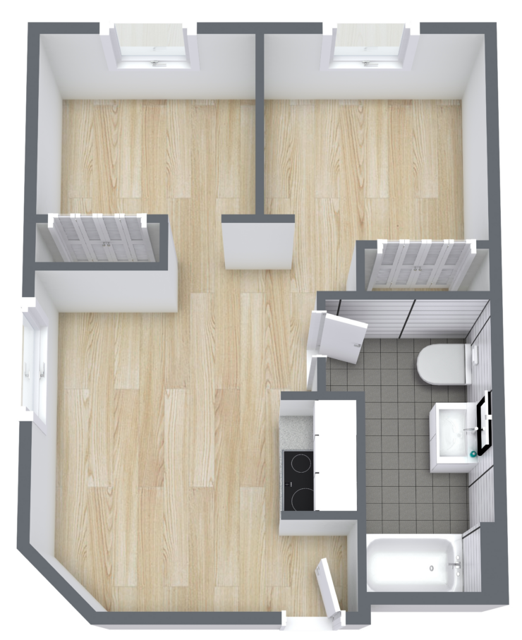 This inviting layout features bright, open spaces designed for comfort and community.