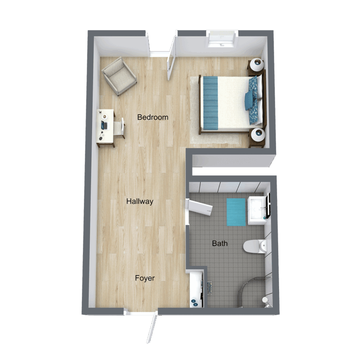 A welcoming floor plan showcasing spacious living, designed for comfort and community engagement.