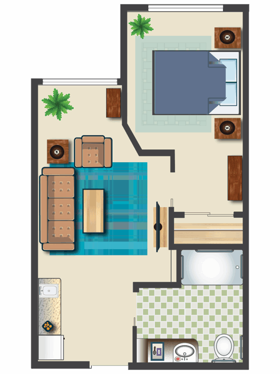 Bright and inviting layout, ideal for fostering community and comfort in a welcoming home.