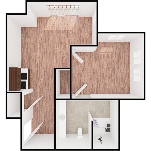 A spacious, inviting layout offers a warm atmosphere for comfort and community living.