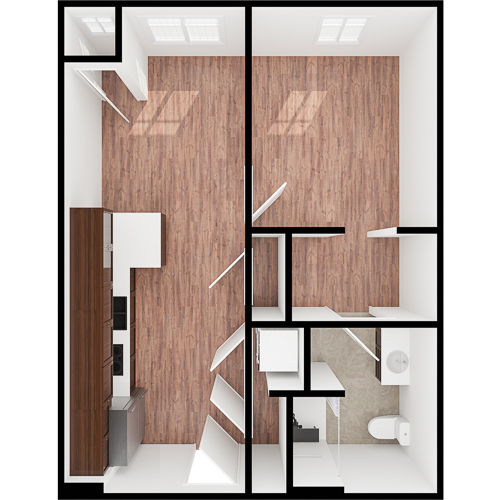 This inviting floor plan showcases a spacious layout designed for comfort and community.