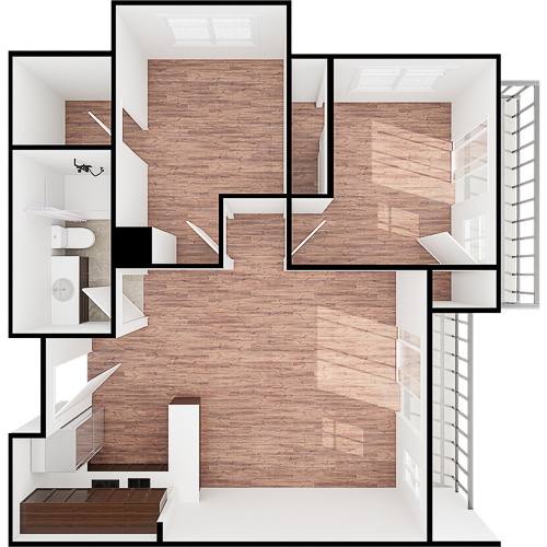 Spacious, sunlit layout inviting warmth and community, perfect for comfortable living.