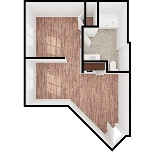 A welcoming layout with bright spaces, perfect for fostering community and comfort.