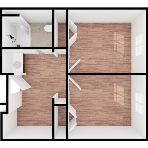 Spacious layout designed for comfort and community, inviting warmth and connection among residents.