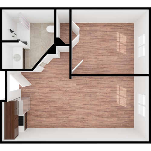 A bright, spacious layout invites connection and comfort, perfect for fostering community.