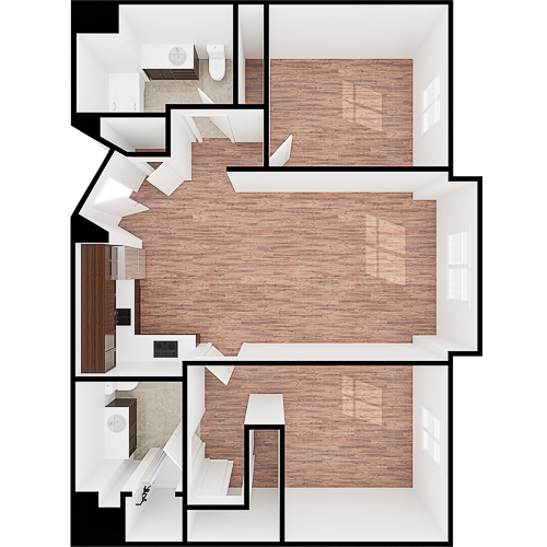 Bright and spacious layout, designed for comfort and community living in a welcoming environment.