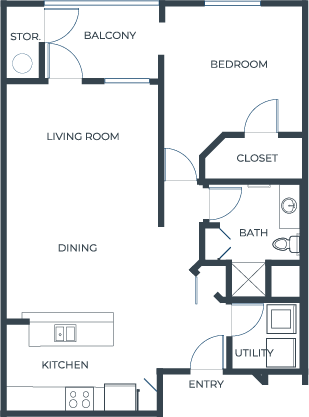 A thoughtfully designed layout promoting comfort, community, and ease of living for residents.
