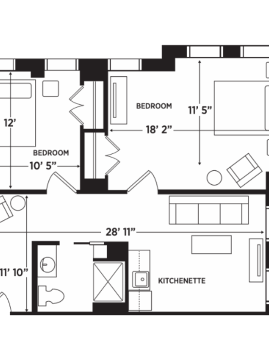 A thoughtfully designed layout promoting comfort and community, perfect for cherished moments.