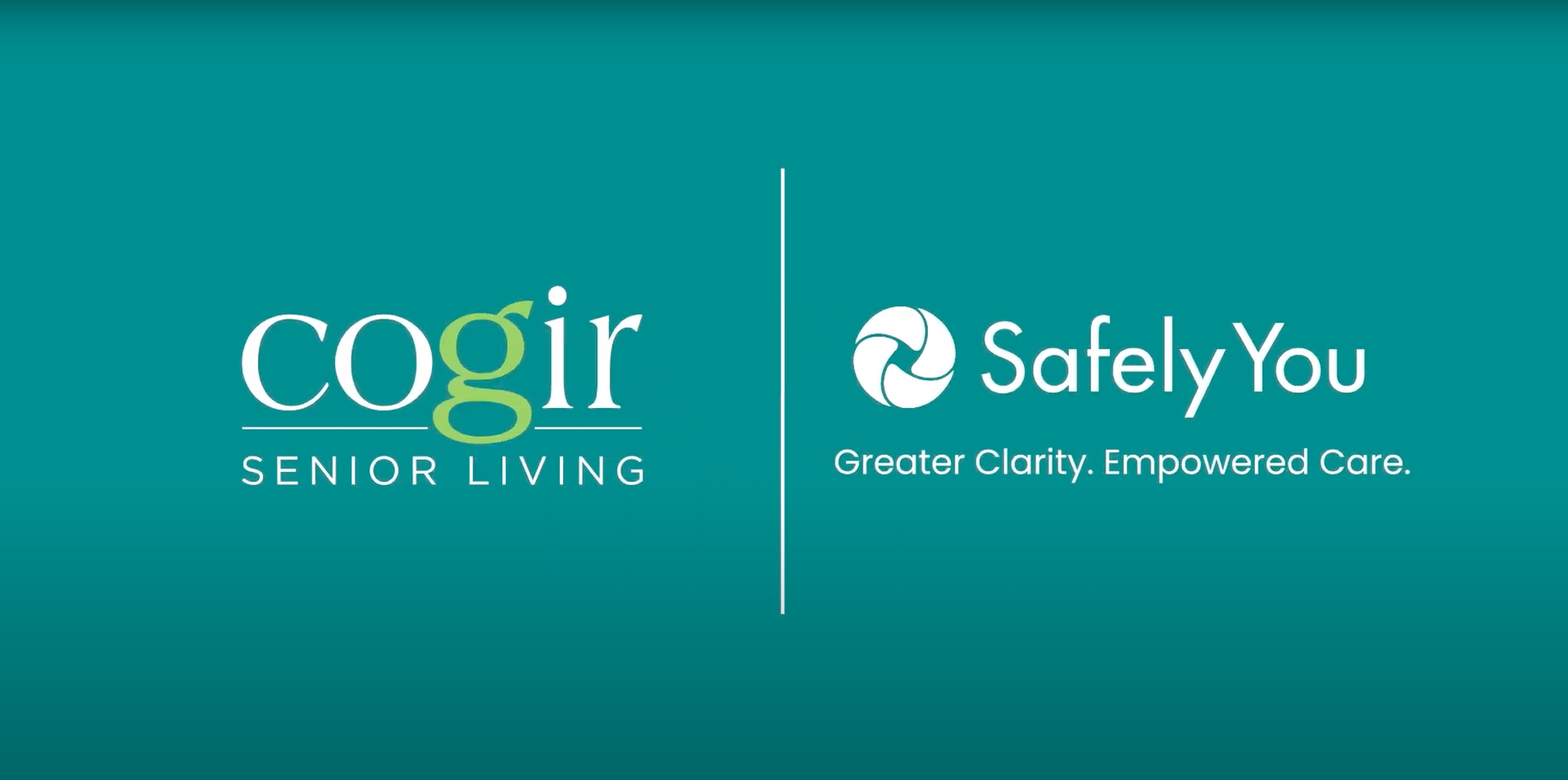 A welcoming logo for Cogir Senior Living and Safely You, symbolizing community and compassionate care.