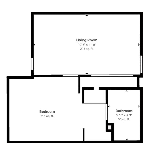 A cozy floor plan showcasing spacious living areas, perfect for comfort and community connections.