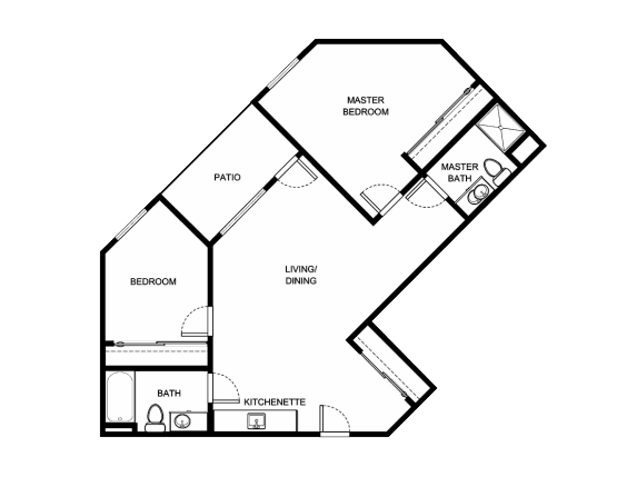 This inviting floor plan features spacious living areas and a charming patio for relaxation and community gatherings.