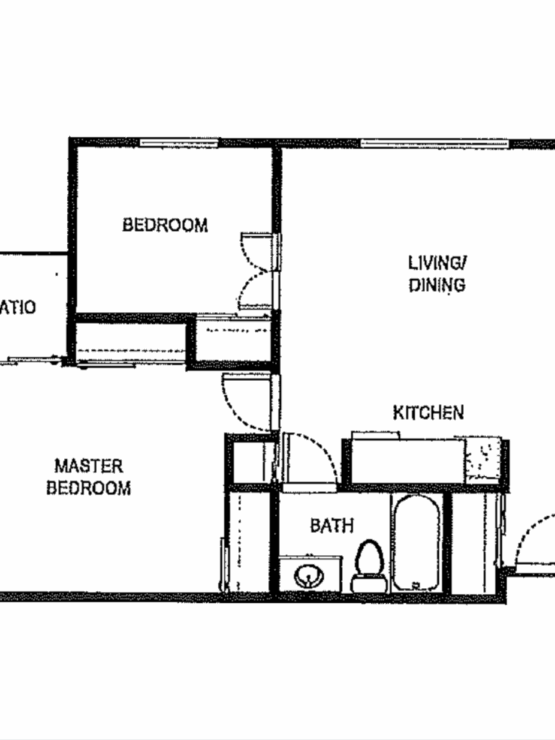 A welcoming floor plan designed for comfort, featuring cozy living spaces and a serene patio.