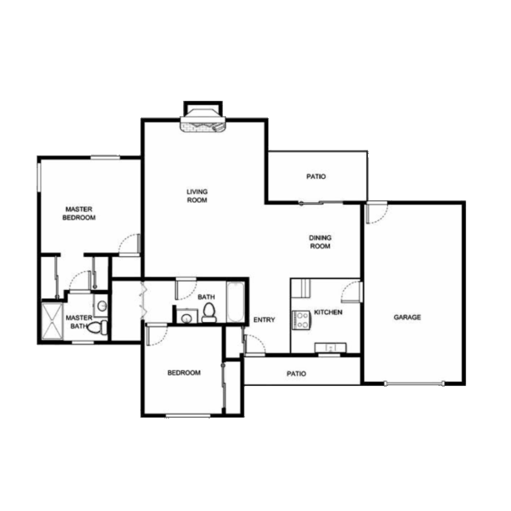 This thoughtfully designed floor plan offers inviting spaces for relaxation and community gatherings.