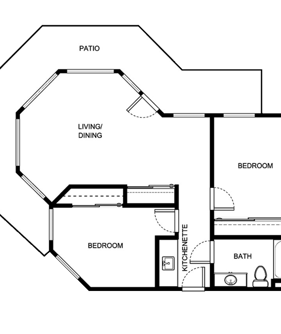A welcoming layout with cozy living spaces, perfect for community and comfort. Enjoy serene moments on the patio.