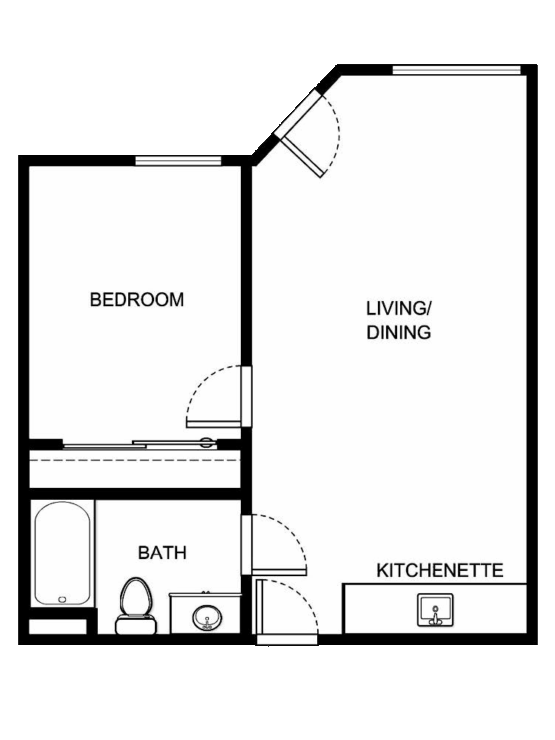 A thoughtfully designed living space, blending comfort and community for a warm retirement experience.