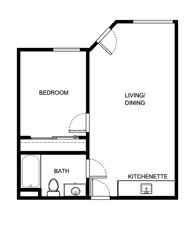 A thoughtfully designed living space, blending comfort and community for a warm retirement experience.