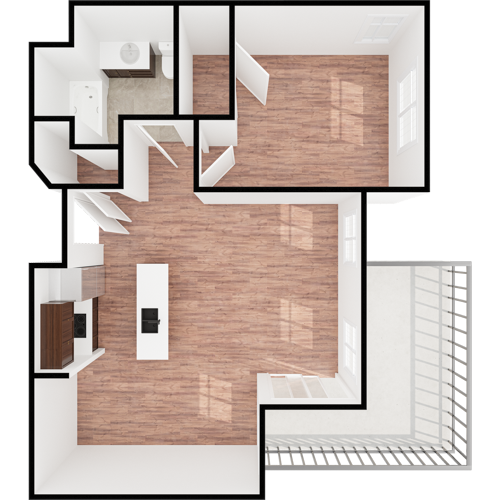 A welcoming floor plan featuring bright spaces for relaxation and connection, designed for comfort and community.