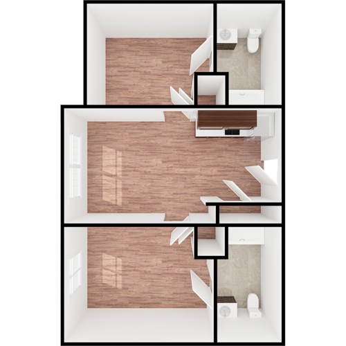 A welcoming layout with bright spaces, perfect for fostering community and comfort.