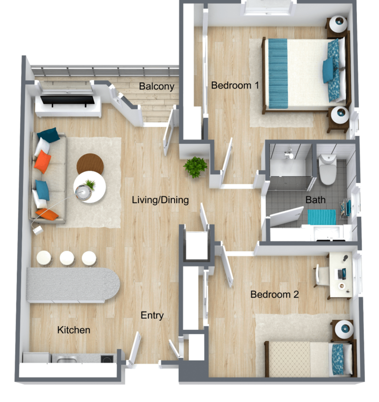 Bright, welcoming living spaces designed for comfort and community, fostering connection and ease.