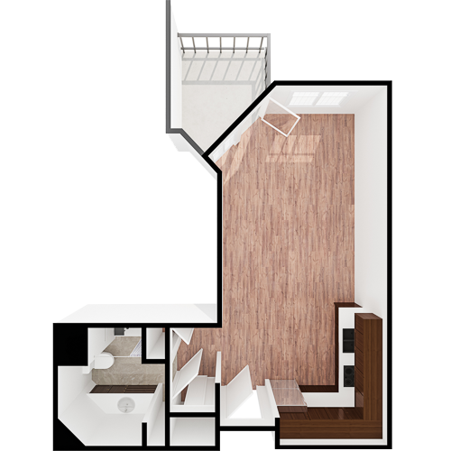 A cozy, well-designed space that invites comfort and community for residents to thrive.