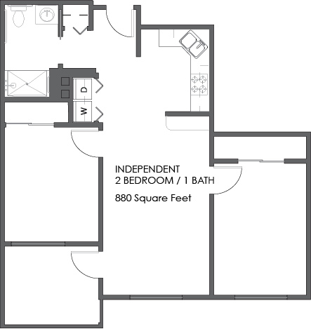 This inviting floor plan promotes comfort and community, featuring spacious living areas for independence.