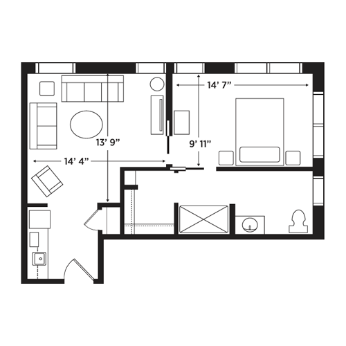 A spacious layout designed for comfort and connection, perfect for vibrant community living.
