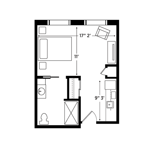 A welcoming floor plan designed for comfort, promoting community and ease of living.